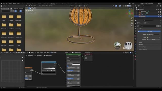 Blender Tutorial : How to do Hanging Basket Chair Modeling | By Leontina | HW Blue смотреть онлайн