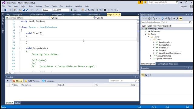 [15] Learn Game Coding Step by Step - Object Oriented Programming Intro - Unity + C# смотреть онлайн