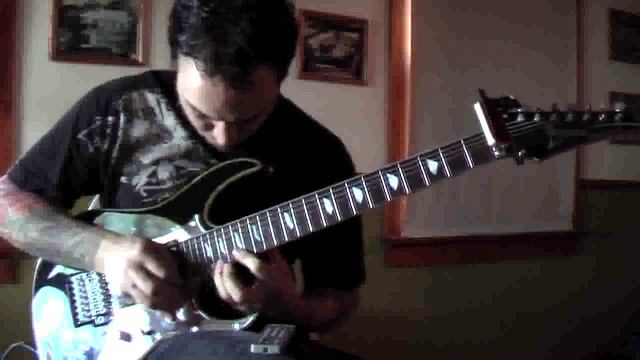 Shredding on my Ibanez Universe 7 String guitar смотреть онлайн