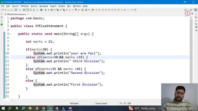 If Else Statement in Java | DSA смотреть онлайн