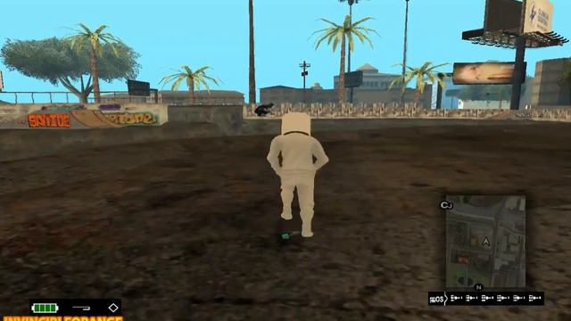 GTA San Andreas - Marshmello Rides a Skateboard смотреть онлайн