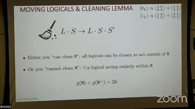 BSS2023, Victor Albert, QEC III: Pauli frame, cleaning lemma, subsystem codes, July 19 смотреть онлайн
