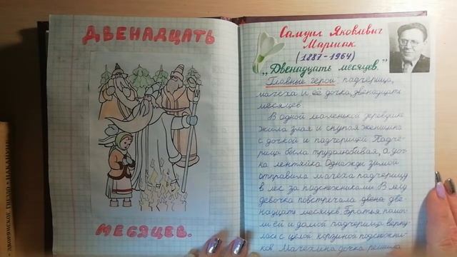Двенадцать месяцев / краткое содержание / читательский дневник смотреть онлайн