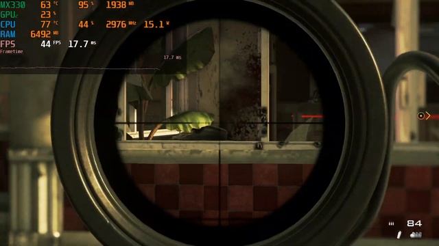 Call of Duty: Modern Warfare II: Intel i5-1035G1 + MX330 смотреть онлайн
