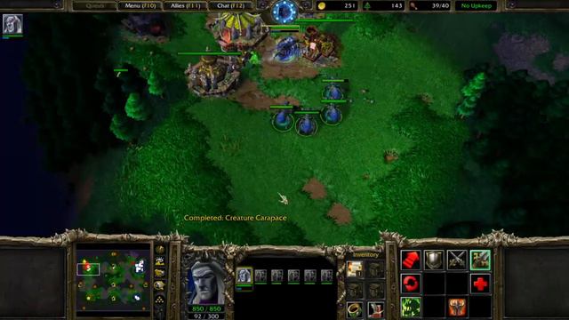 Countering a Grunt Catapult Push - Death Knight and Lich - 1v1 - WC3 смотреть онлайн
