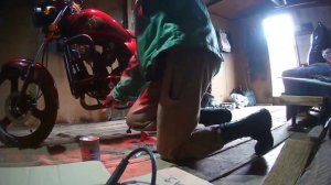 Замена ведущей звезды на 17 и натяжка цепи, Stingray/Jordan evo