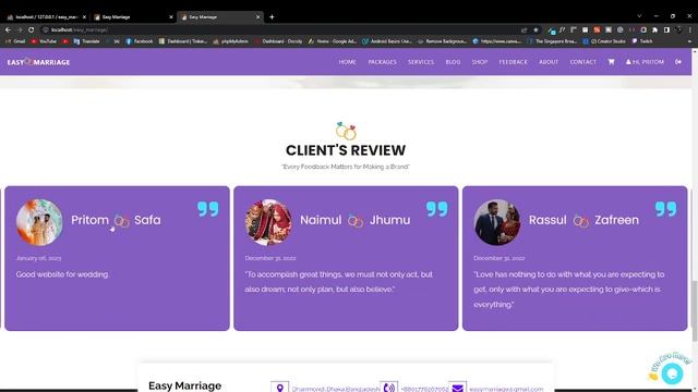 Dynamic PHP Project With Admin Panel. Easy Marriage Project Overview. смотреть онлайн
