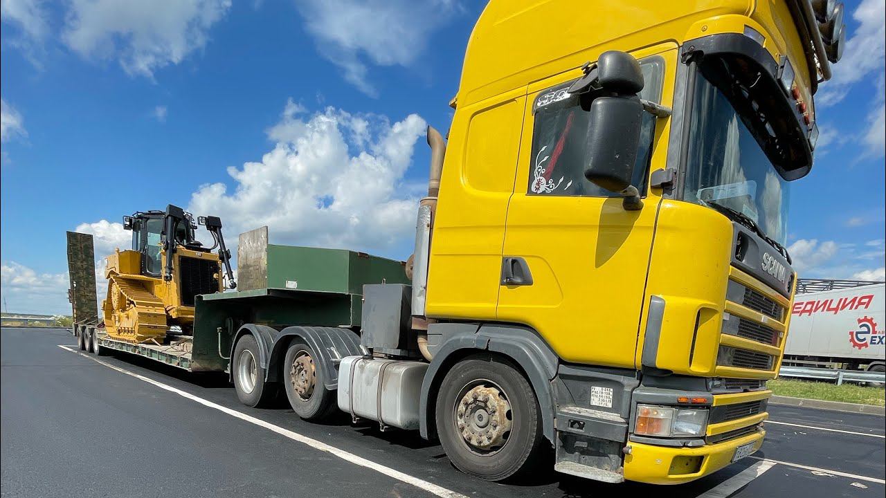 Пропала зарядка | перевозка бульдозера и погрузчика | запустил Reno | смотреть онлайн