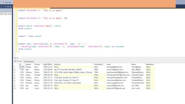 SQL - Lesson 9 - additional string functions (PATINDEX, CHARINDEX, REPLACE, REPLICATE etc.) смотреть онлайн