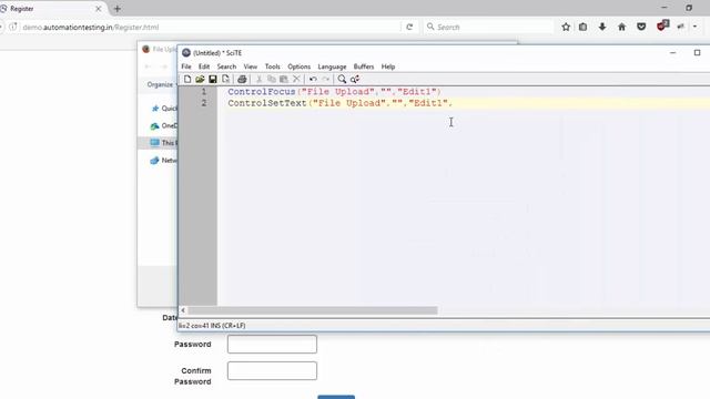 File Upload Using AutoIt In Selenium смотреть онлайн