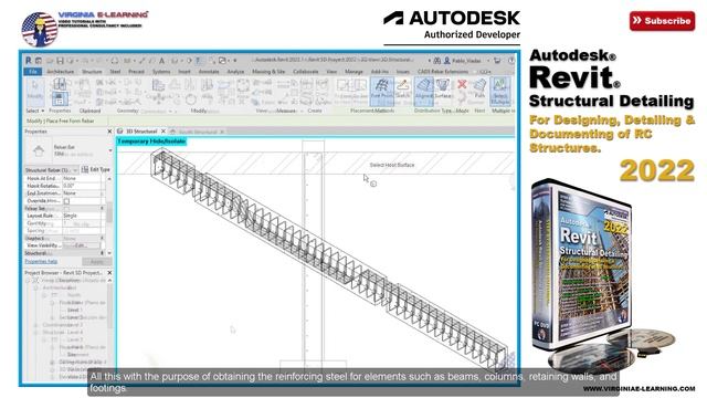 Autodesk Revit Structural Detailing 2022 Reinforced Concrete смотреть онлайн