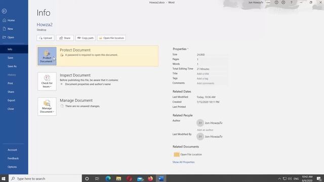 How to Remove Password from a Word Document смотреть онлайн