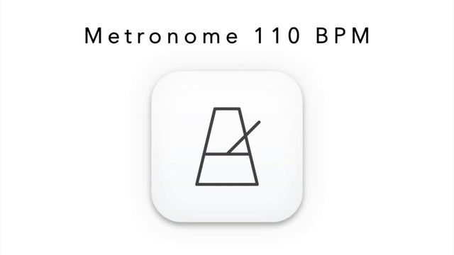 110 BPM 🛎 METRONOME 🎵🎷-MINIMALIST METRONOME смотреть онлайн