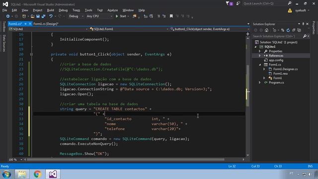 113 c# utilizacao do sqlite no c# parte 2 смотреть онлайн