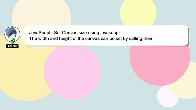 JavaScript : Set Canvas size using javascript смотреть онлайн