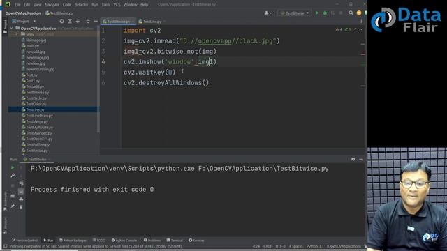 OpenCV Practical - How to Flip an Image in OpenCV Using Bitwise Not Function | OpenCV Tutorial Hind смотреть онлайн