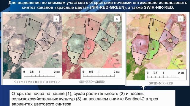 Тематическое дешифрирование по космическим данным среднего и высокого разрешения: почвенный покров смотреть онлайн