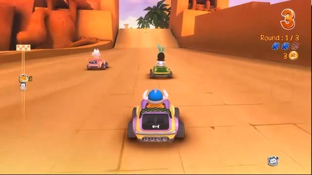 Находим И Собираем Все Пазлы В Игре Garfield Kart смотреть онлайн