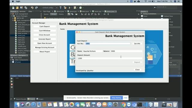 Java And MySQL Project on Bank Management System смотреть онлайн