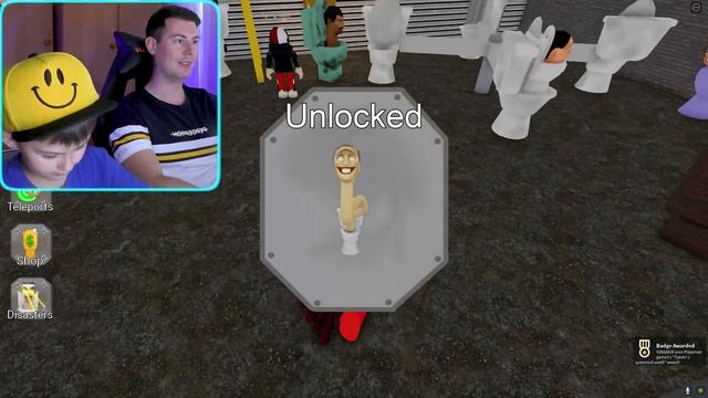 САМЫЙ РЕДКИЙ СКИБИДИ ТУАЛЕТ В ROBLOX! СКИБИДИ ТУАЛЕТ ГОНИТСЯ ЗА НАМИ смотреть онлайн