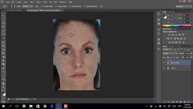 Adobe photoshop part7 by helping hands |spot healing and healing brush tool смотреть онлайн