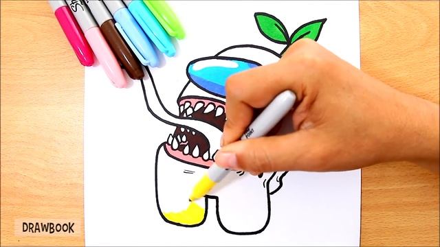 How to draw AMONG US HORROR IMPOSTOR смотреть онлайн