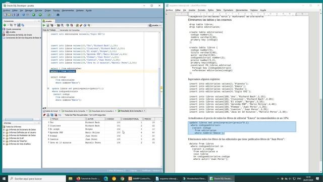 Curso de Oracle: Subconsulta con update y delete смотреть онлайн