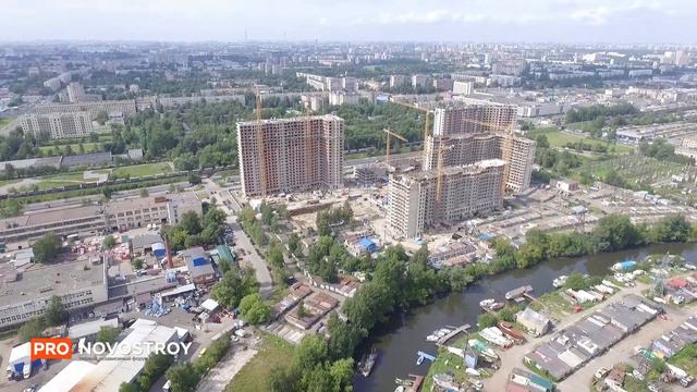 ЖК "Охта Хаус" [Ход строительства от 12.08.2019] смотреть онлайн