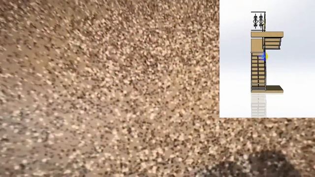 Лестница со ступенями искусственный камень 2 смотреть онлайн