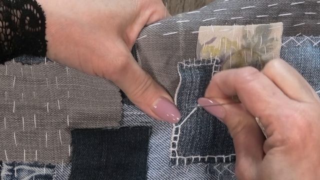 Шьем Сумочку/Чехол для планшета в стиле БОРО | Japanese Boro смотреть онлайн