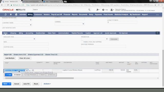 NetSuite Tutorial: How to Create a Customer Invoice смотреть онлайн