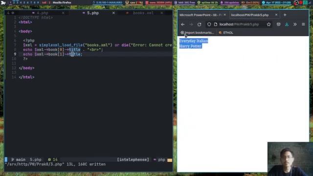 Pemrograman Web 8 | PHP XML Parser - Bayu Prima Setiawan_3121510301 смотреть онлайн