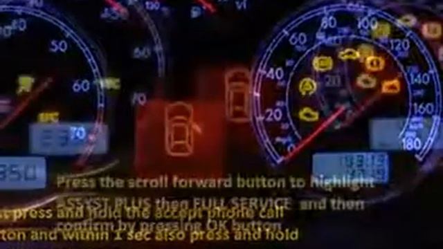 MERCEDES 201 1988 09 1993 02 How to reset service light indicator смотреть онлайн