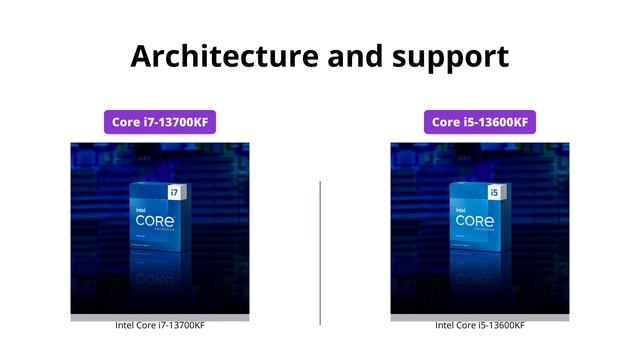 Intel Core i7-13700KF vs i5-13600KF Processor Comparison смотреть онлайн