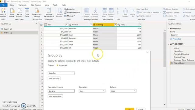 Power query group by tutorial in bangla P-3 | Power query tutorial in bangla смотреть онлайн
