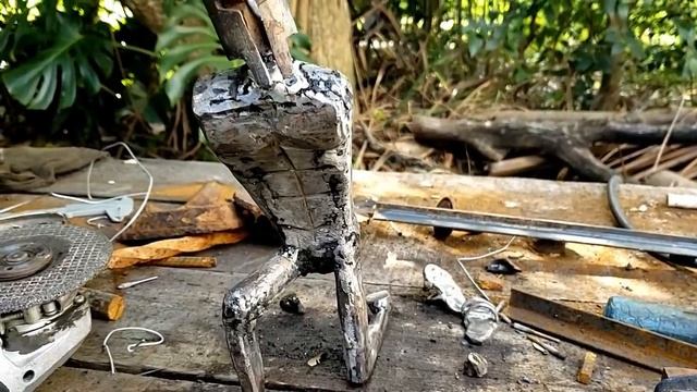 COMO CONVERTÍ ESTA CHATARRA ♻️ EN UNA ESCULTURA ⚒⚙ ESTATUA HECHA CON HIERRO RECICLADOS смотреть онлайн