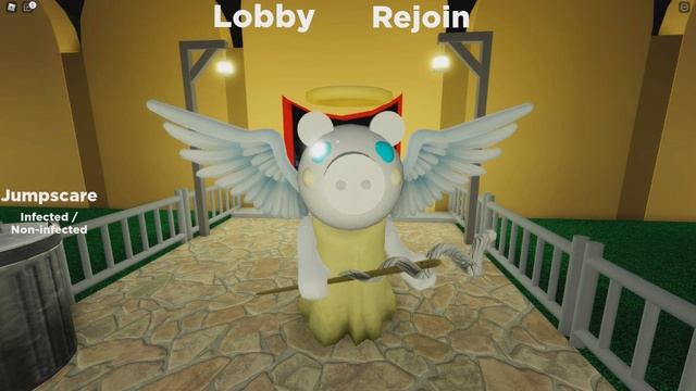 NEW Roblox Angel vs Infected Angel Jumpscare - Roblox Piggy смотреть онлайн