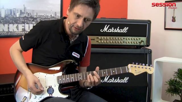 FENDER American Standard Stratocaster RW 3TS смотреть онлайн
