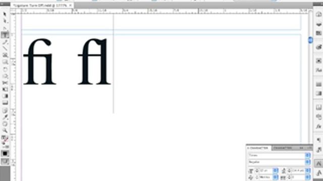 When Ligatures Are a Turnoff in InDesign. смотреть онлайн