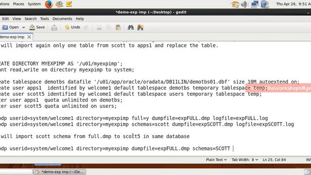 Simplified DBA-025-Moving Data using EXPDP and IMPDP смотреть онлайн
