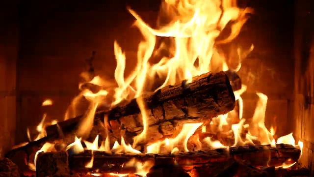 🔥 Cozy Fireplace 4K (12 HOURS). Fireplace Ambience With Crackling Fire Sounds. Fireplace Burning 4K