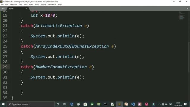 try block with multiple catch block || PythonEpoint Tutorial смотреть онлайн
