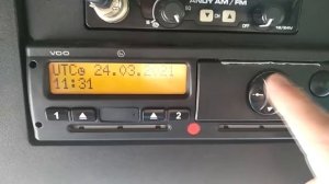 Код-95. Настройка времени в тахографе (старый и новый). Перевод часов на летнее время в Польше.