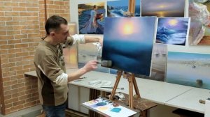 Цвет и свет в живописи. Морской пейзаж Дмитрия Розы