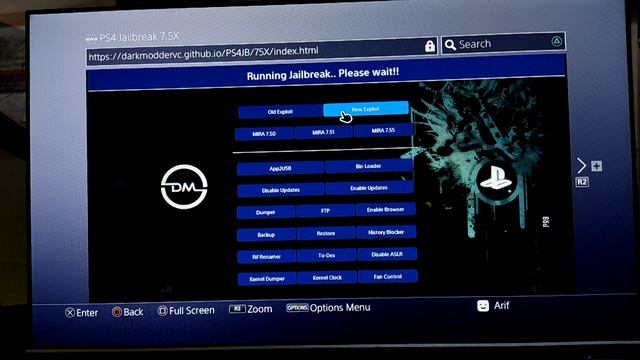 PS4 jailbreak 7.55 100% success rate Darkmodder new host смотреть онлайн