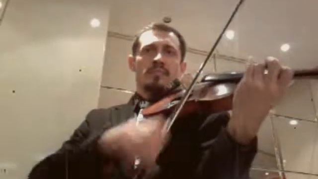 THE VIOLINMAN AT SEA N22 - K. Tessarini, Sonata G-dur I Mov - 29.03.2015