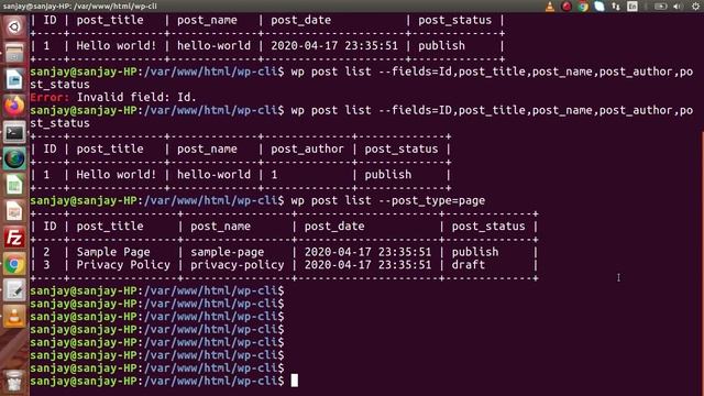 Wordpress WP CLI Tutorials for Beginners #5 Manage Post via CLI Command | List Command of Post смотреть онлайн