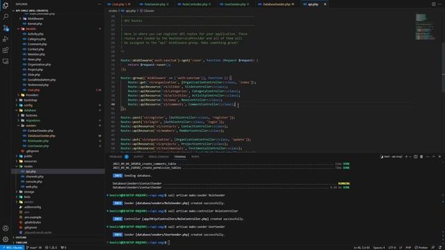 Video #47 - Agregamos ROLES y PERMISOS con LARAVEL PERMISSIONS (LARAVEL y DOCKER) смотреть онлайн