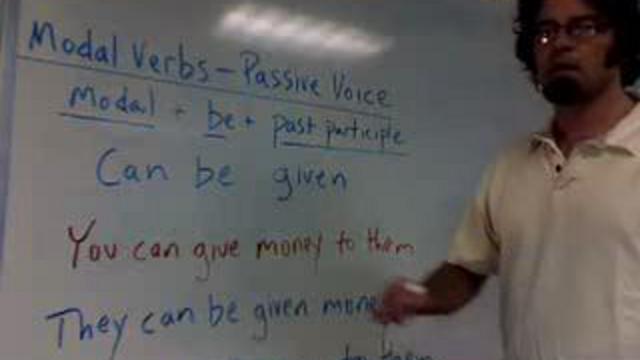 Урок 13.1. Modal Verbs in the Passive Voice смотреть онлайн