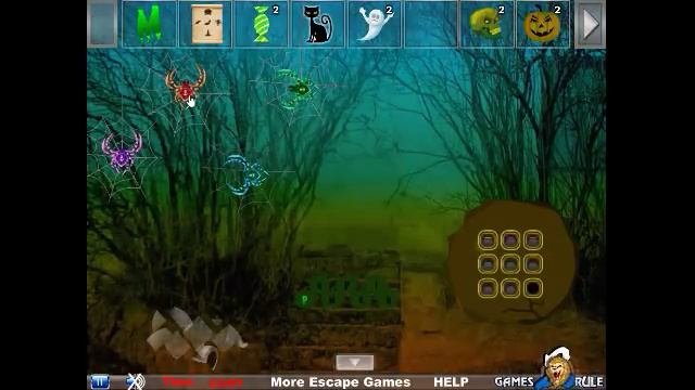 Halloween Fantasy Forest Escape walkthrough Games2Rule. смотреть онлайн